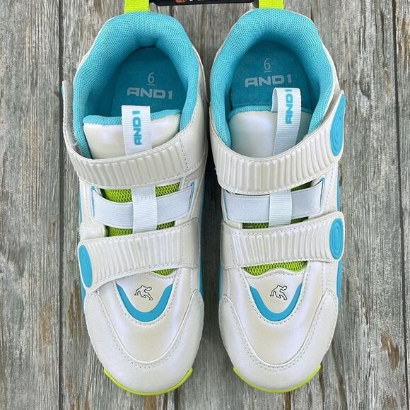 Big Kids Strap Athletic Basketball Sneakers Shoes Sneakers Shoes Size 6 - Picture 1 of 9